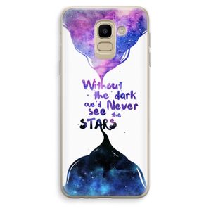 Stars quote: Samsung Galaxy J6 (2018) Transparant Hoesje