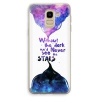 Stars quote: Samsung Galaxy J6 (2018) Transparant Hoesje