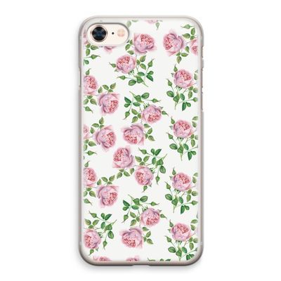 Kleine roosjes: iPhone 8 Transparant Hoesje