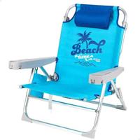 Strandstoel Aktive 53 x 58 x 28 cm Blauw