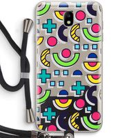 8-bit N°6: Samsung Galaxy J7 (2017) Transparant Hoesje met koord