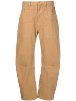 Nili Lotan pantalon Shon court - Marron