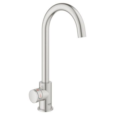 Kokendwaterkraan Grohe Red New Duo met C Uitloop en L Size Boiler RVS