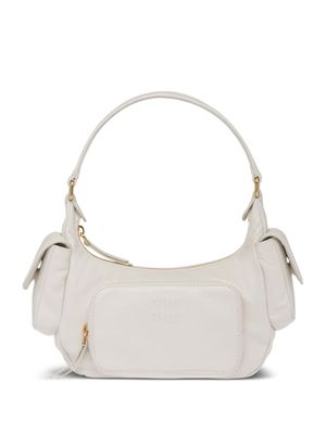 Miu Miu sac porté épaule en cuir nappa - Blanc