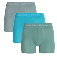 Calvin Klein Boxershorts long 3-pack blauw-groen