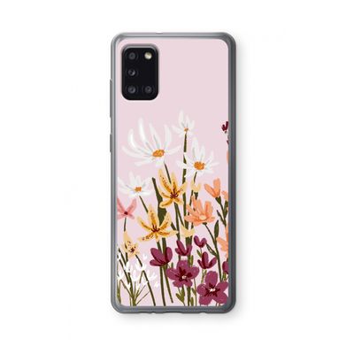 Painted wildflowers: Samsung Galaxy A31 Transparant Hoesje