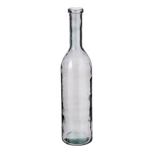 Mica Decorations Rioja Glazen Fles - H75 x Ø18 cm - Donkergrijs