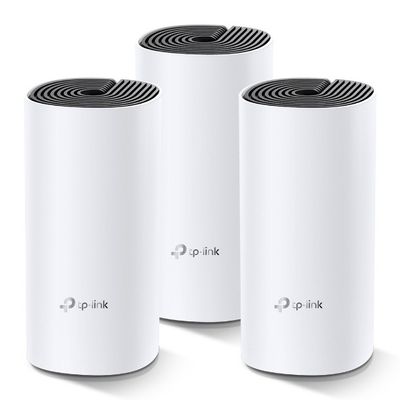 TP-LinkDeco M4 AC1200 dual-band WiFi 5 Mesh Systeem (3-pack) Mesh router Wit
