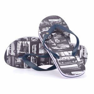 VW Mens Elm Navy Slippers Blauw/Zwart - 41