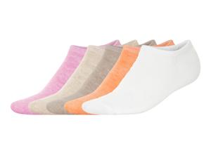 esmara 5 paar sokken (roze/beige/oranje/wit, 35-38)