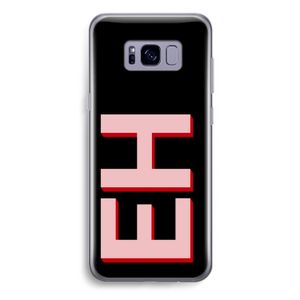 Monogram: Samsung Galaxy S8 Plus Transparant Hoesje