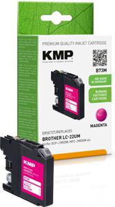 KMP Inktcartridge vervangt Brother LC-22UM Compatibel Magenta B73M 1536,4006