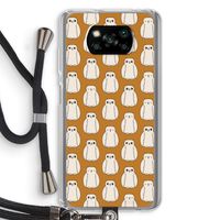 Uilen: Xiaomi Poco X3 NFC Transparant Hoesje met koord