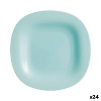 Dessertbord Luminarc Carine Turquesa Turkoois Glas 19 cm (24 Stuks)