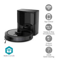 Nedis SmartLife Robotstofzuiger | Laser navigatie | Wi-Fi | Capaciteit opvangreservoir: 0.6 l | Automatisch opladen | | Android™ / IOS -