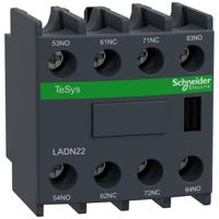 Schneider Electric LADN22 Hulpschakelblok 2x NO, 2x NC 1 stuk(s) - thumbnail