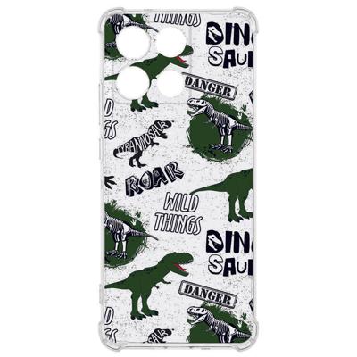 TPU Telefoonhoesje Motorola Moto G56 - Dinosaurus backcover