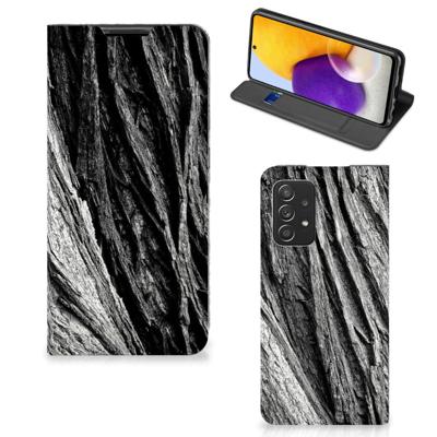 Book Wallet Case Samsung Galaxy A72 (5G/4G) Boomschors Grijs