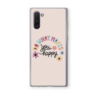 Happy days: Samsung Galaxy Note 10 Transparant Hoesje