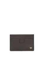 TOM FORD porte-cartes en cuir grainé - Marron