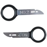 KS Tools 500.1374 Radio-/navigatieapparaat ontgrendelingsgereedschap, 2-delig en Becker