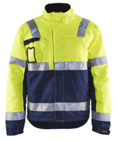 Blåkläder Winterjas High-Vis 48621811 | High Vis Geel/Marineblauw | Maat XL - 7330509370803