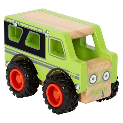 Small Foot houten off-road jeep groen
