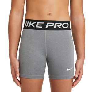 Nike Pro Slidingbroekje Meisjes Grijs Zwart Wit