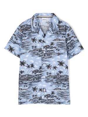 BOSS Kidswear chemise à manches courtes - Bleu