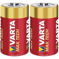Varta MAX TECH 2x Alkaline C Wegwerpbatterij