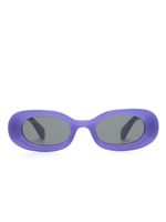 Off-White Eyewear lunettes de soleil Amalfi à monture ovale - Violet - thumbnail