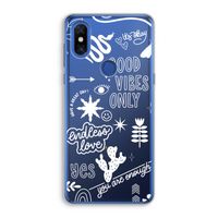 Good vibes: Xiaomi Mi Mix 3 Transparant Hoesje