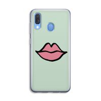 Kusje: Samsung Galaxy A40 Transparant Hoesje