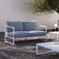 Kave Home 2-zits Tuinbank 'Comova' 150cm, kleur Blauw