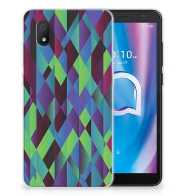 Alcatel 1B (2020) | TPU Hoesje | Abstract Green Blue