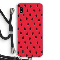 Watermelon: Samsung Galaxy A10 Transparant Hoesje met koord Watermelon: Samsung Galaxy A10 Transparant Hoesje met koord