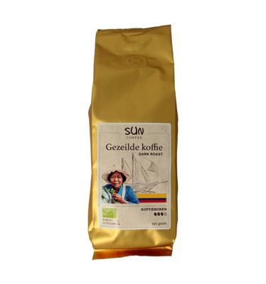 Gezeilde koffiebonen dark roast bio