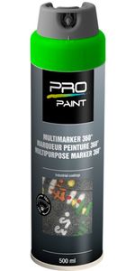 Spuitverf multimarkeer 360gr fluor groen 8-12 mnd (500ml)