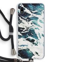 Golven: Samsung Galaxy A10 Transparant Hoesje met koord