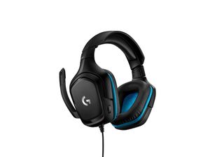 Logitech G G432 Headset Hoofdband Zwart, Blauw