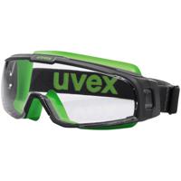 uvex u-sonic 9308245 Veiligheidsbril Incl. UV-bescherming Zwart, Groen - thumbnail