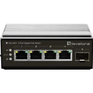 LevelOne IGU-0501 netwerk-switch Gigabit Ethernet (10/100/1000) Power over Ethernet (PoE) Zwart