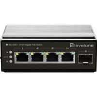 LevelOne IGU-0501 netwerk-switch Gigabit Ethernet (10/100/1000) Power over Ethernet (PoE) Zwart - thumbnail