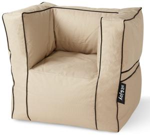 Zitzak stoel 'Bora Bora' Sand - Wit / Ecru - Weerbestendig - Sit&Joy