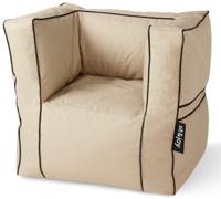 Zitzak stoel 'Bora Bora' Sand - Wit / Ecru - Weerbestendig - Sit&Joy