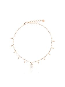 SHAY 18kt rose gold and diamond drop necklace