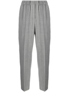 Peserico pantalon court à taille haute - Gris