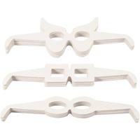Creativ Company Brillen, h: 4,5-10 cm, l: 32 cm, wit, 160 stuk/ 1 doos Creativ Company Brillen, h: 4,5-10 cm, l: 32 cm, wit, 160 stuk/ 1 doos