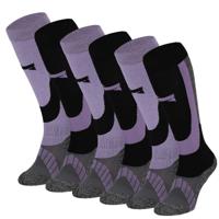 Xtreme Skisokken Unisex 6-pack Multi Purple-39/42