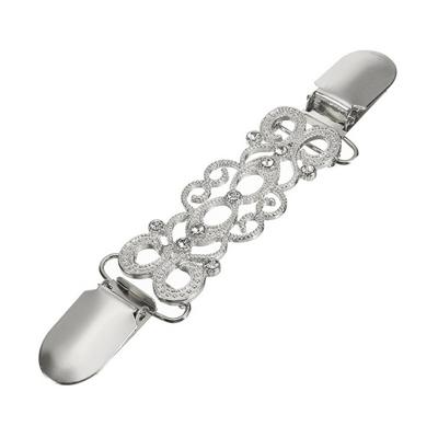 Vest Clip trui omslagdoek Clip houder kraag Duck-mond Clip(Silver)